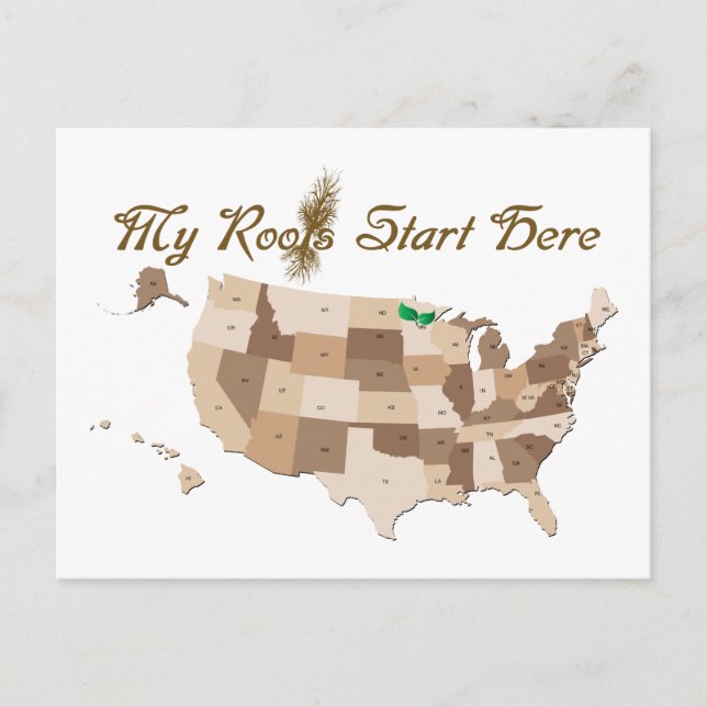 Carte postale Racines du patrimoine (Devant)