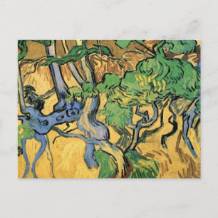 Carte Postale Racines et troncs d'arbre par Vincent van Gogh