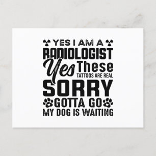 Carte Postale Rad Tech Oui Je Suis Radiologue Radiologie Xray