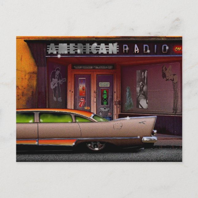 Carte Postale radio américaine (Devant)
