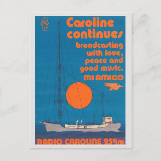 Carte Postale Radio Caroline 259 - bateau Mi Amigo