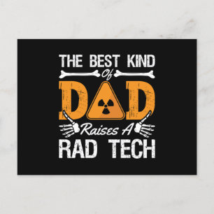 Carte Postale Radiologie Tech Rad Tech Le meilleur type Papa Xra