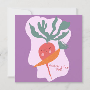Carte postale Radish and Carrot Get Well