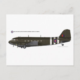 Carte Postale RAF BBMF DC3 Dakota