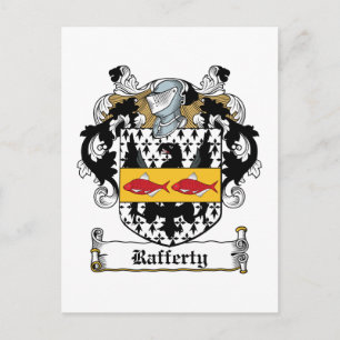 Carte Postale Rafferty Family Crest