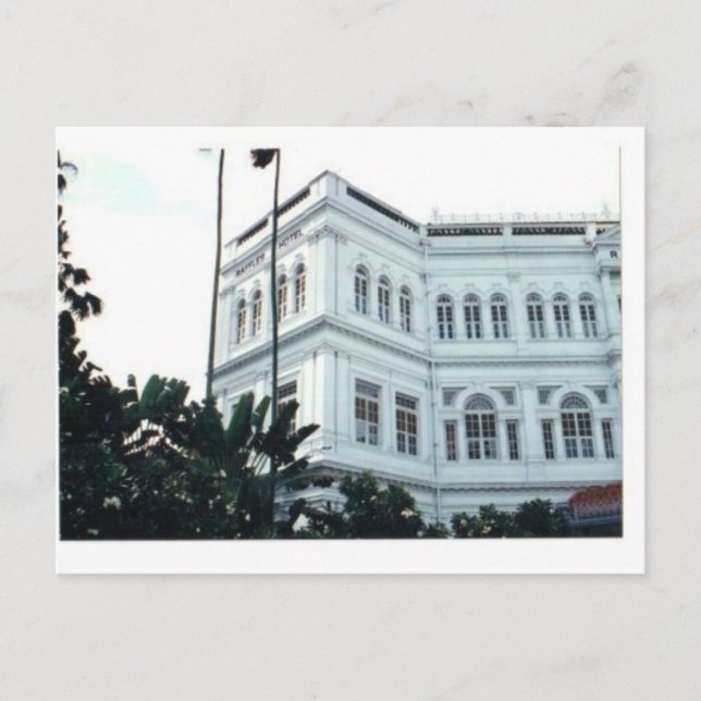 Carte Postale Raffles Hotel Singapour (Devant)