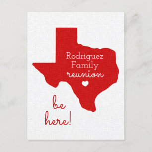 Carte Postale Raider Red State of Texas Family Reunion