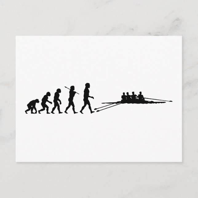 Carte Postale Railing Racing Shell Sport (Devant)