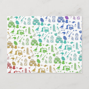 Carte Postale Rainbow