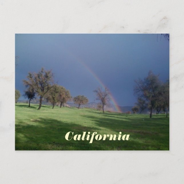 Carte postale Rainbow California (Devant)