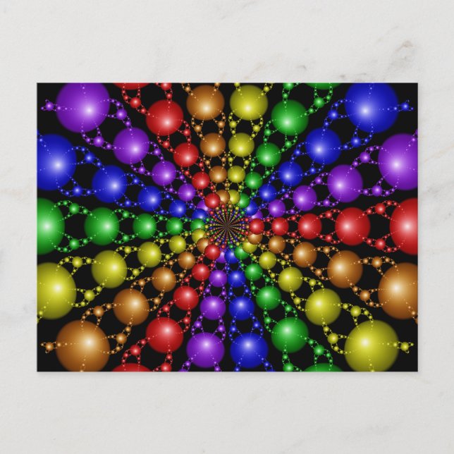 Carte postale Rainbow de Newton (Devant)