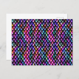 Carte postale Rainbow Dragon Scales