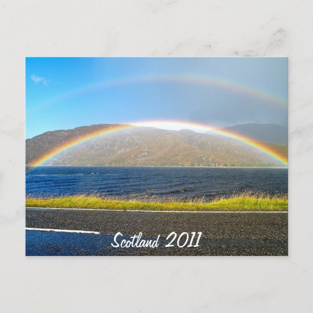 Carte Postale Rainbow écossais (Devant)