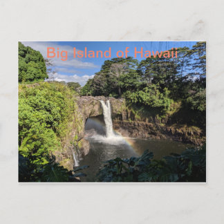 Carte Postale Rainbow Falls de Big Island Hawaii