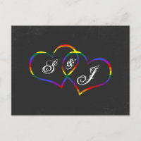 Rainbow Gay pride Love Hearts Chanson Demande