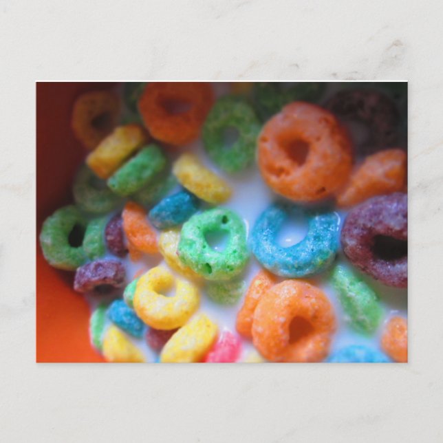 Carte Postale Rainbow Loops Cereal Pool (Devant)
