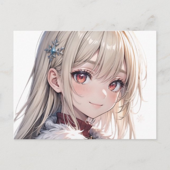 Carte Postale Rainbow Maiden (Devant)