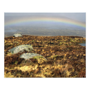 Carte postale Rainbow Rannoch Moor Poster Photo Bl