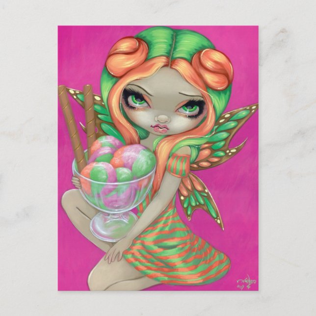 Carte postale "Rainbow Sherbet Fairy" (Devant)