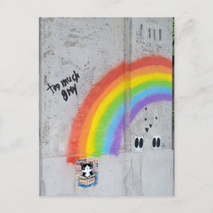Carte Postale Rainbow Street Art