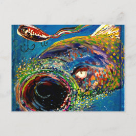Carte Postale Rainbow Trump Art