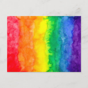 Carte postale Rainbow Wash