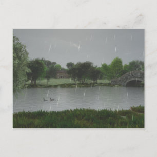 Carte Postale Rainy Day at the Lake Postcard