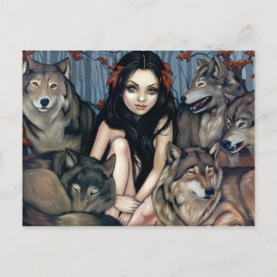 Carte postale "Raised by Wolves"