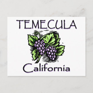 Carte Postale Raisins de Temecula