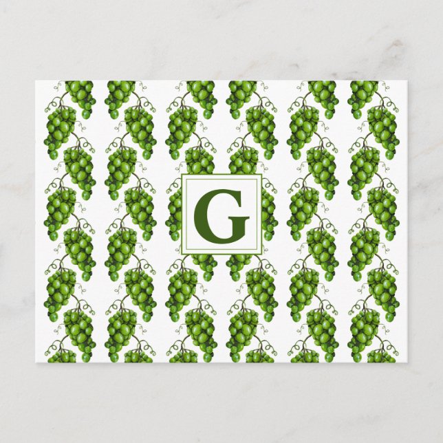 Carte postale Raisins verts (Devant)