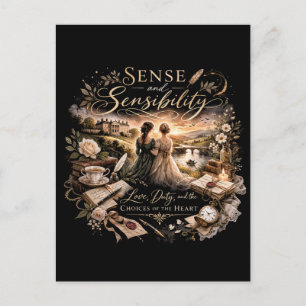 Carte Postale Raison et Sensibilité