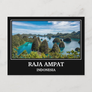 Carte Postale Raja Ampat Indonésie