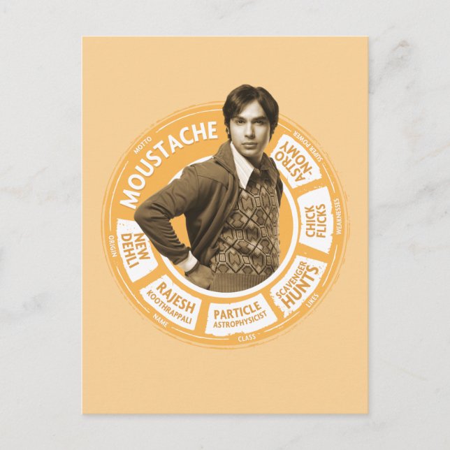 Carte Postale Rajesh Info Graphic (Devant)