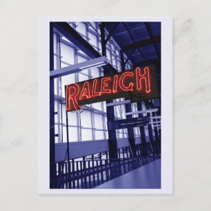 Carte Postale Raleigh North Carolina Union Station Train Travel