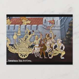 Carte Postale Ramayana Thai Art Fairy
