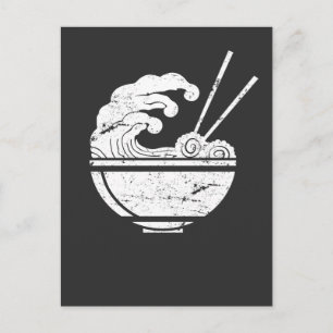 Carte Postale Ramen plat gourmet de Japon