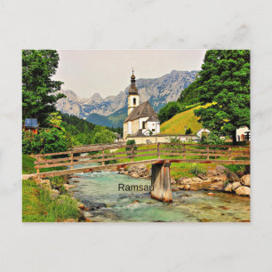 Carte Postale Ramsau, Alpes bavaroises