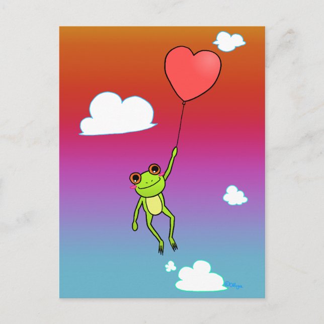 Carte Postale Rana Volando (Devant)