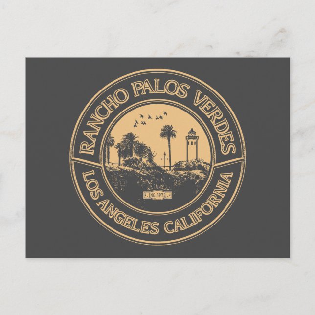 CARTE POSTALE RANCHO PALOS VERDES - PHARE POINT VICENTE (Devant)