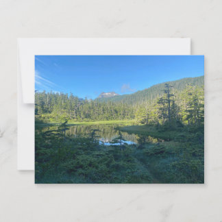 Carte Postale Randonnée D'Été À Travers La Forêt Verdoyante Cart