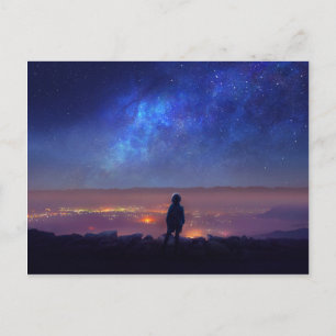 Carte Postale Randonnée seule