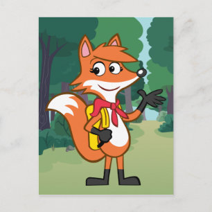 Carte Postale Ranger Rick Scarlett Fox Waving