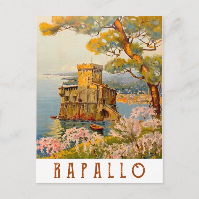 Carte Postale Rapallo, Italie (Devant)