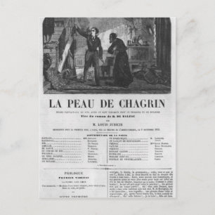 Carte Postale Raphael de Valentin et le commerçant