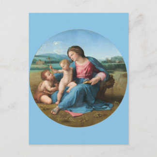 Carte Postale Raphael Renaissance Art Alba Madonna