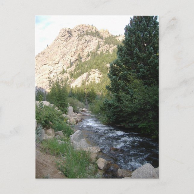 Carte Postale Rapides de montagne (Devant)