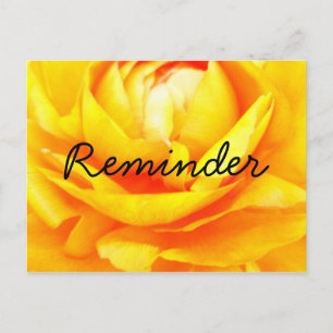 Carte Postale Rappel en or sombre