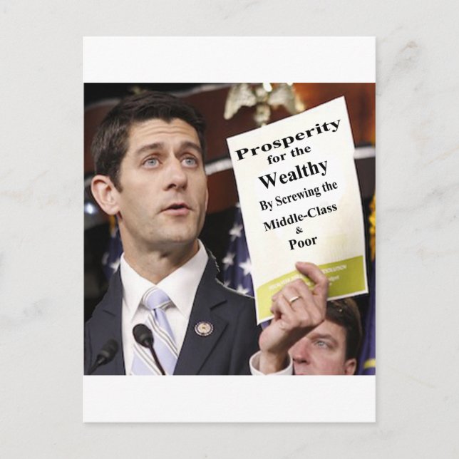 Carte Postale Rappeler le représentant Paul Ryan (Devant)