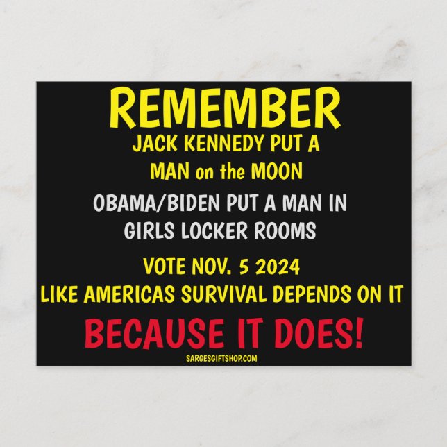 CARTE POSTALE RAPPELEZ-VOUS DE VOTER (Devant)