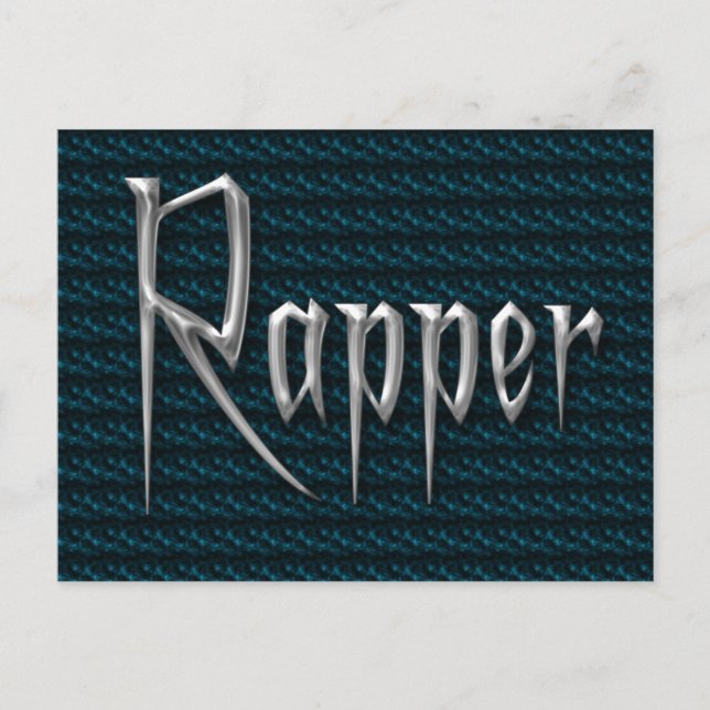 Carte Postale Rappeur (Devant)